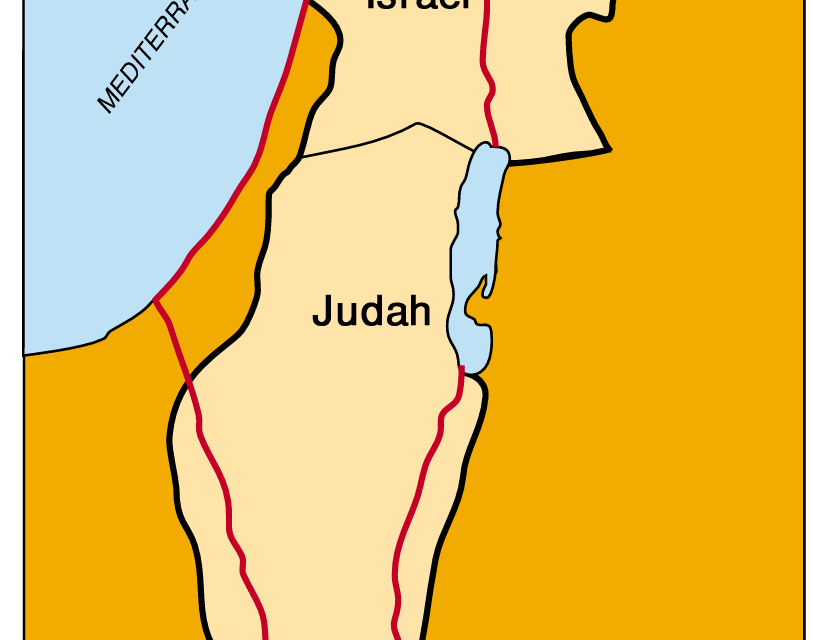 Os reinos de Israel e Judah